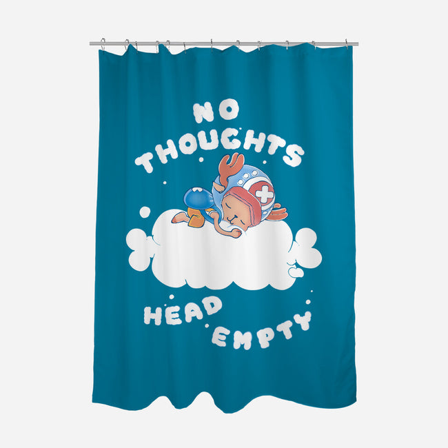 No Thoughts-none polyester shower curtain-naomori