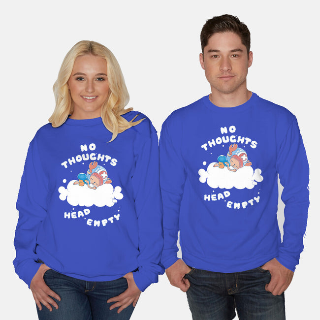No Thoughts-unisex crew neck sweatshirt-naomori