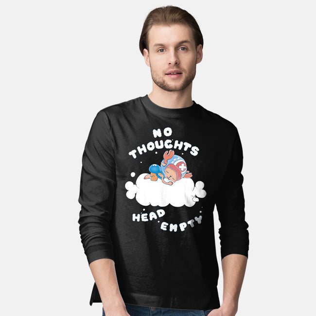 No Thoughts-mens long sleeved tee-naomori