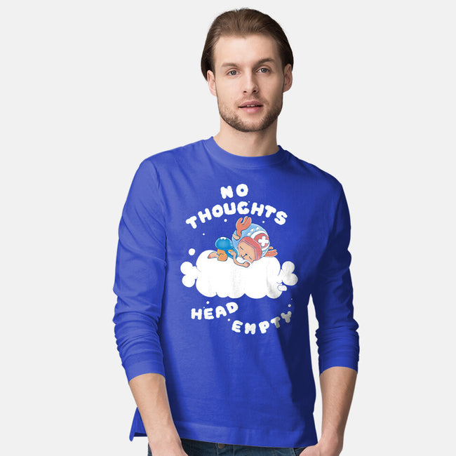 No Thoughts-mens long sleeved tee-naomori