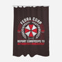 Fedra Corp-none polyester shower curtain-rocketman_art