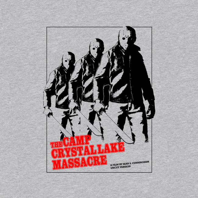 Crystal Lake Massacre-womens off shoulder sweatshirt-goodidearyan
