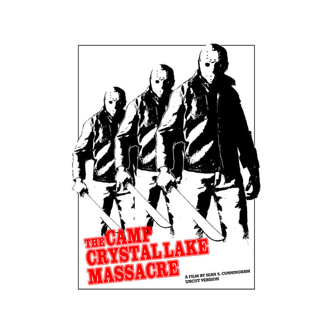 Crystal Lake Massacre-none stretched canvas-goodidearyan