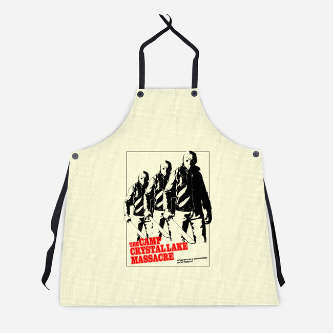 Crystal Lake Massacre-unisex kitchen apron-goodidearyan