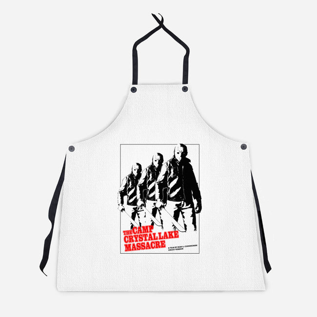Crystal Lake Massacre-unisex kitchen apron-goodidearyan