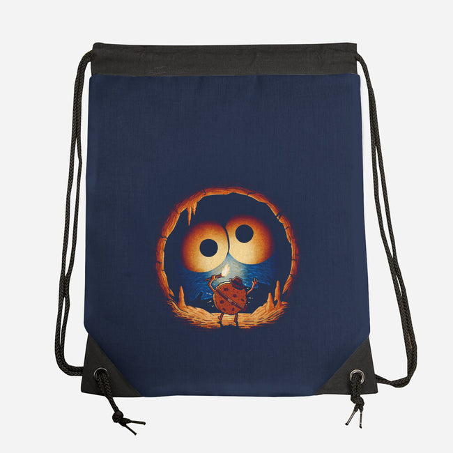 Indiana Cookie-none drawstring bag-Gamma-Ray