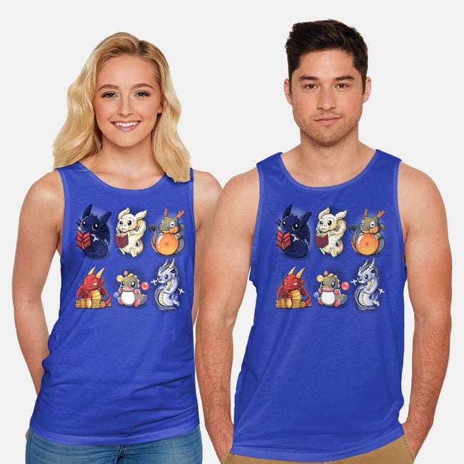 Dragons-unisex basic tank-Vallina84