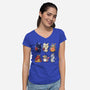 Dragons-womens v-neck tee-Vallina84