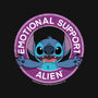 Emotional Support Alien-none glossy sticker-drbutler