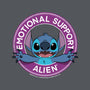 Emotional Support Alien-none glossy sticker-drbutler