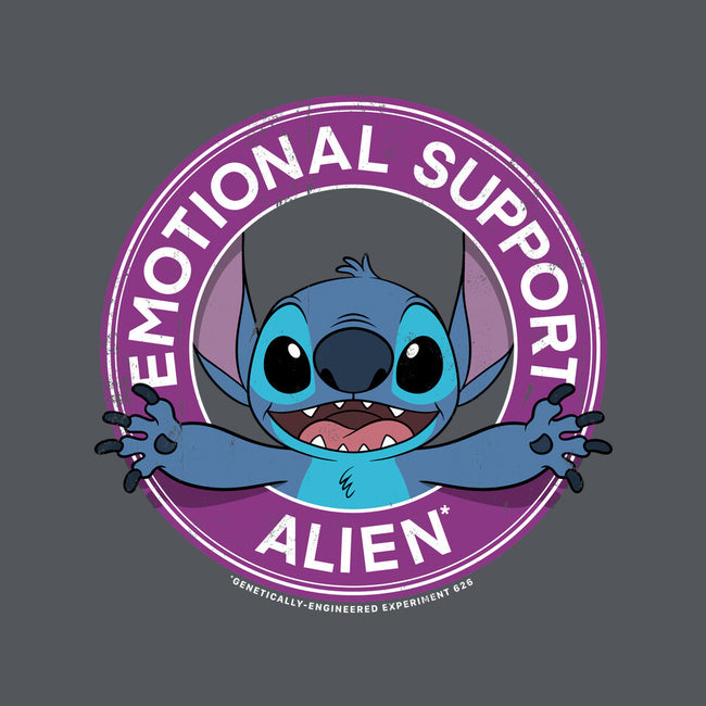 Emotional Support Alien-none polyester shower curtain-drbutler