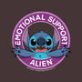 Emotional Support Alien-none drawstring bag-drbutler