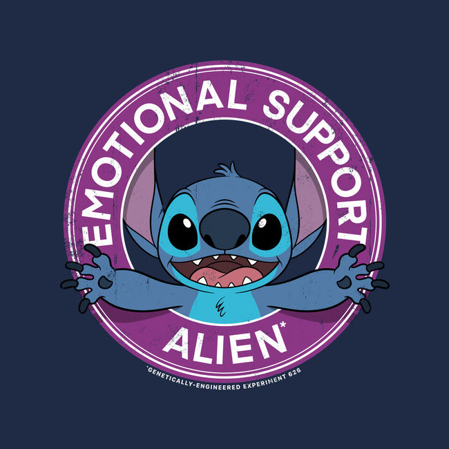 Emotional Support Alien-unisex basic tee-drbutler