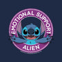 Emotional Support Alien-none stretched canvas-drbutler