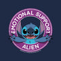 Emotional Support Alien-womens racerback tank-drbutler