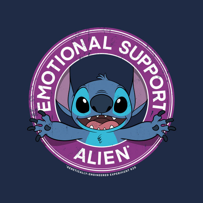 Emotional Support Alien-none polyester shower curtain-drbutler