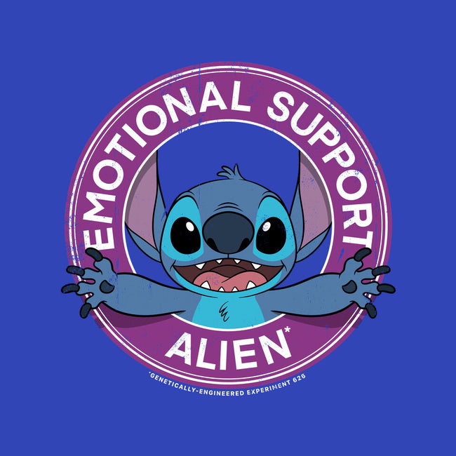 Emotional Support Alien-none fleece blanket-drbutler