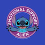 Emotional Support Alien-womens racerback tank-drbutler