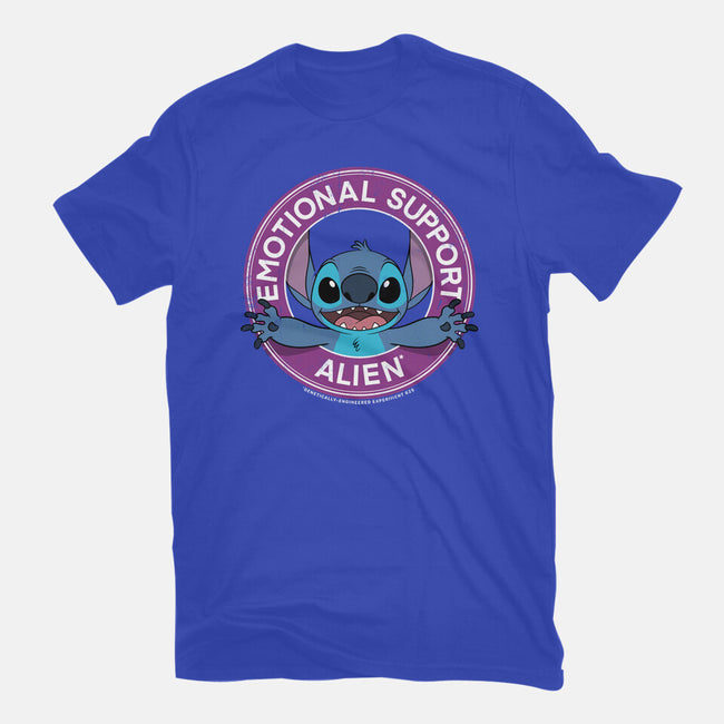 Emotional Support Alien-unisex basic tee-drbutler