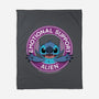 Emotional Support Alien-none fleece blanket-drbutler