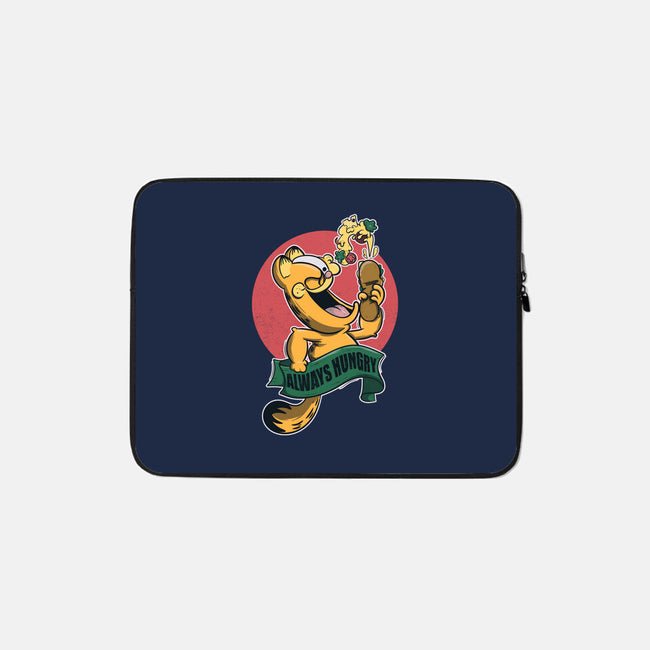 Always Hungry-none zippered laptop sleeve-Claudia