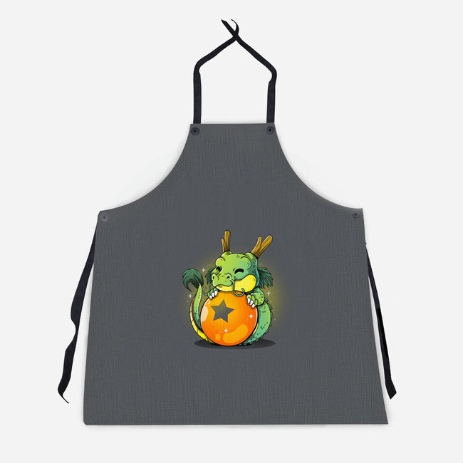 The Wish Dragon-unisex kitchen apron-Vallina84