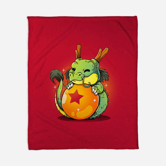 The Wish Dragon-none fleece blanket-Vallina84