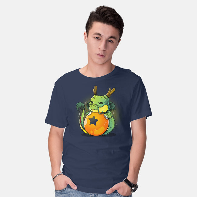 The Wish Dragon-mens basic tee-Vallina84