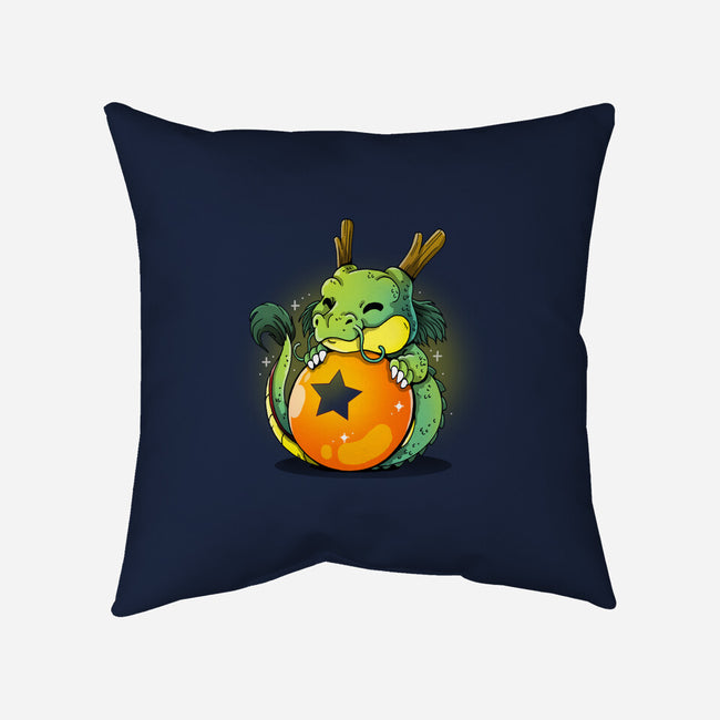 The Wish Dragon-none removable cover throw pillow-Vallina84