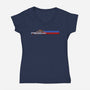 Ecto-1-womens v-neck tee-The Brothers Co.