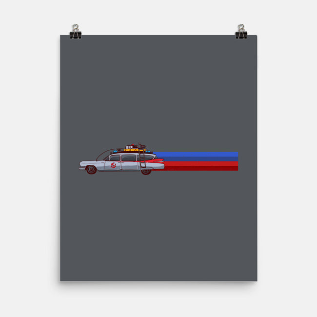 Ecto-1-none matte poster-The Brothers Co.