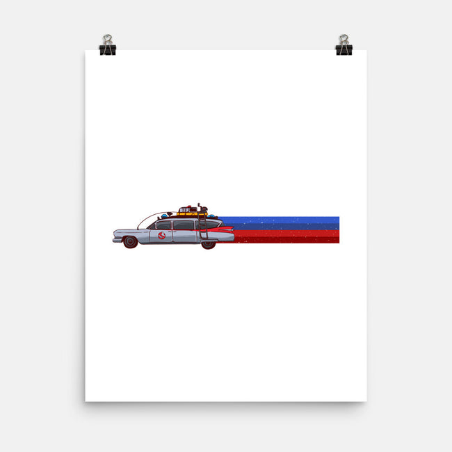 Ecto-1-none matte poster-The Brothers Co.