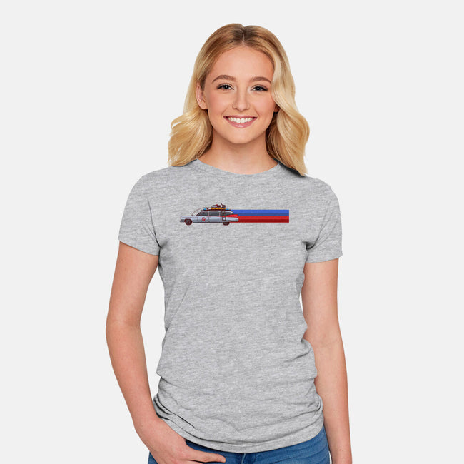 Ecto-1-womens fitted tee-The Brothers Co.