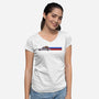 Ecto-1-womens v-neck tee-The Brothers Co.