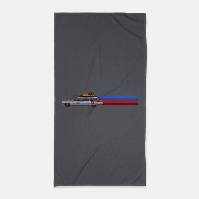 Ecto-1-none beach towel-The Brothers Co.