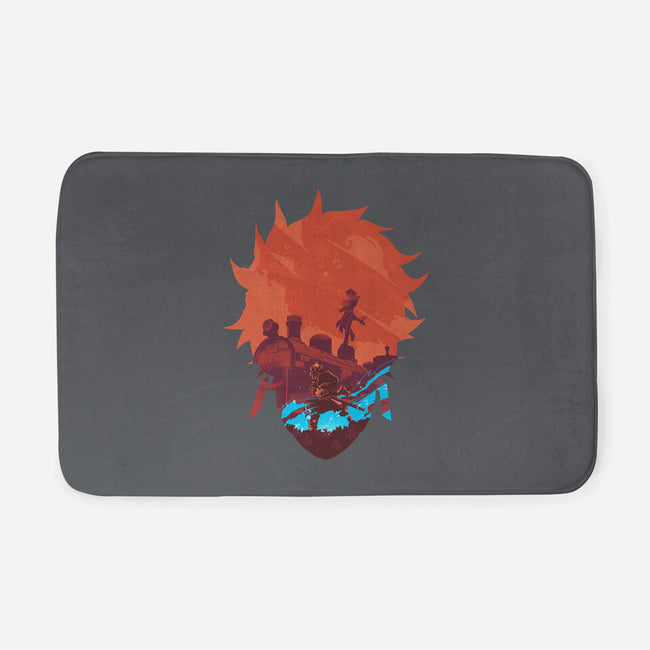 Tanjiro's Revenge-none memory foam bath mat-RamenBoy