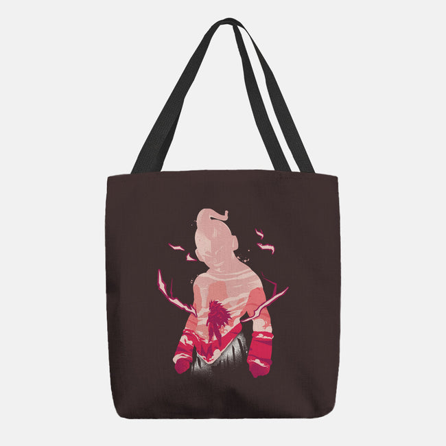 Evil Majin-none basic tote bag-RamenBoy