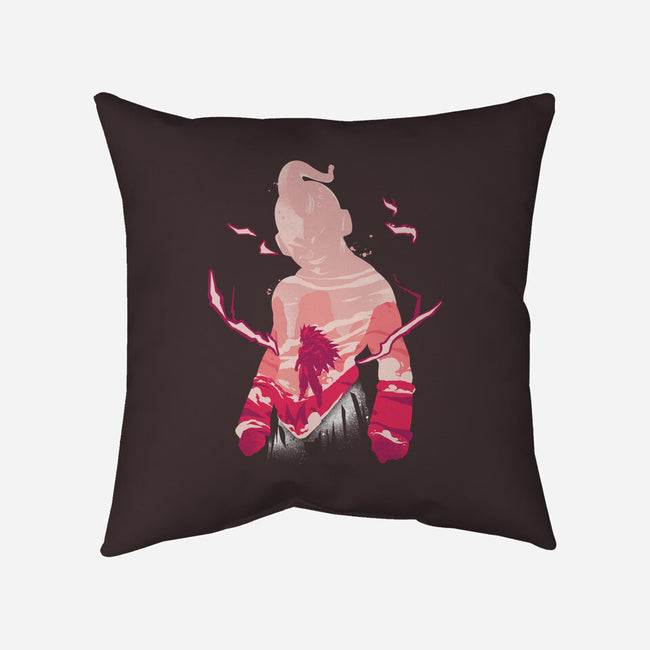 Evil Majin-none removable cover w insert throw pillow-RamenBoy