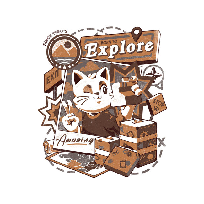 Explore The World-none glossy sticker-eduely