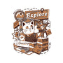 Explore The World-none glossy sticker-eduely