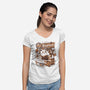 Explore The World-womens v-neck tee-eduely