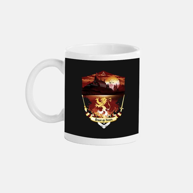 House Of Bravery Badge-none mug drinkware-dandingeroz