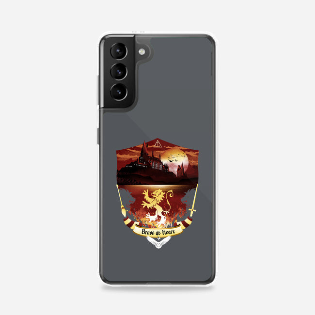 House Of Bravery Badge-samsung snap phone case-dandingeroz