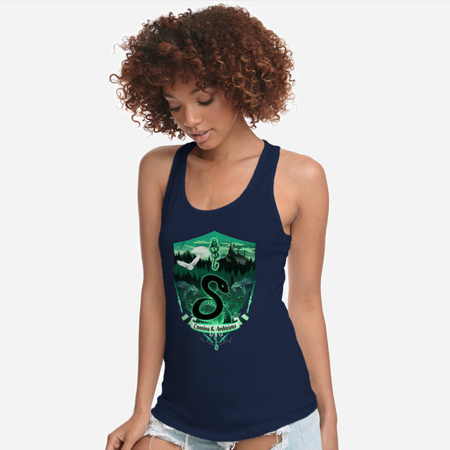 House Of Ambition Badge-womens racerback tank-dandingeroz