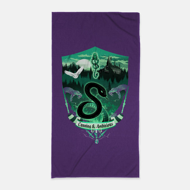 House Of Ambition Badge-none beach towel-dandingeroz