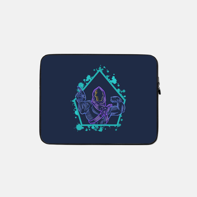 Silhouette Of Evil-none zippered laptop sleeve-nickzzarto