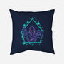 Silhouette Of Evil-none removable cover throw pillow-nickzzarto