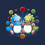 Twin Dragons-womens v-neck tee-Vallina84