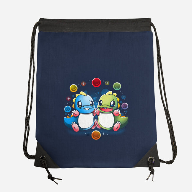 Twin Dragons-none drawstring bag-Vallina84