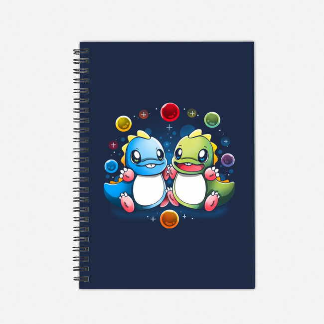 Twin Dragons-none dot grid notebook-Vallina84